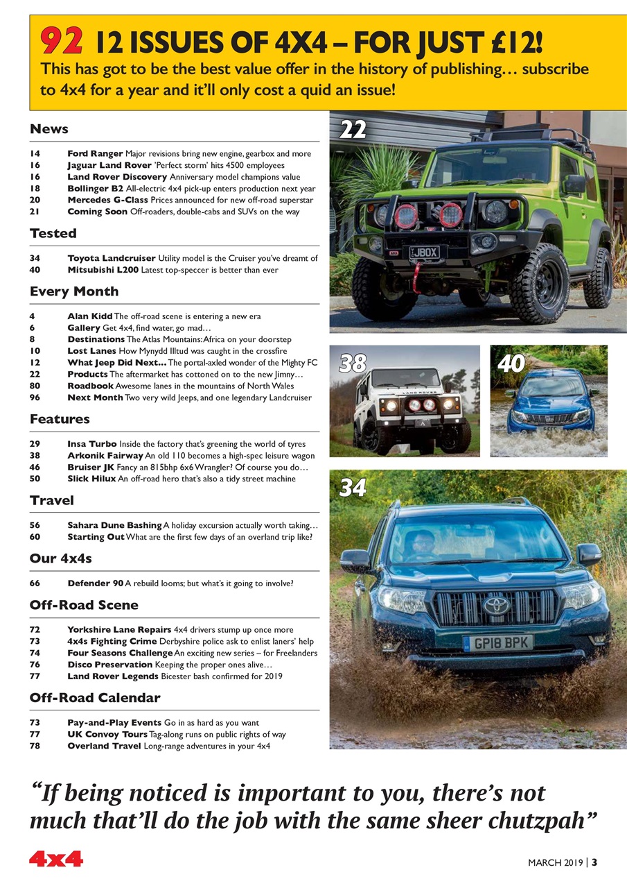 Overlander 4X4 Preview Pages