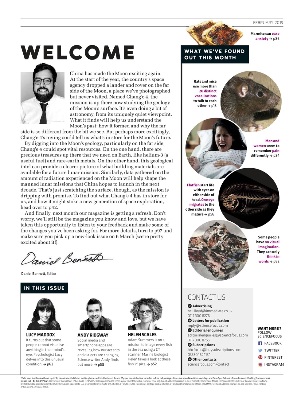 BBC Science Focus Magazine Preview Pages