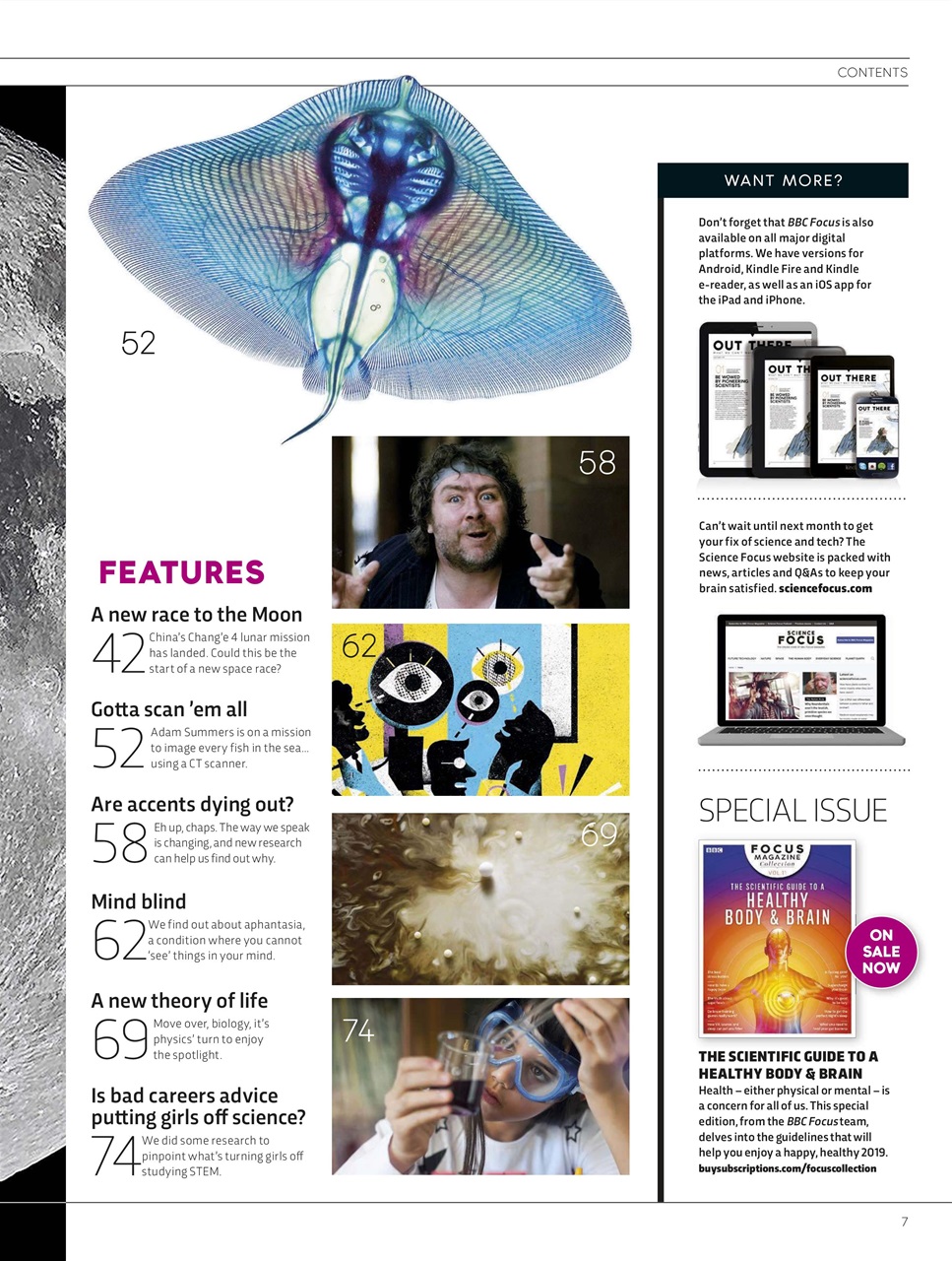 BBC Science Focus Magazine Preview Pages