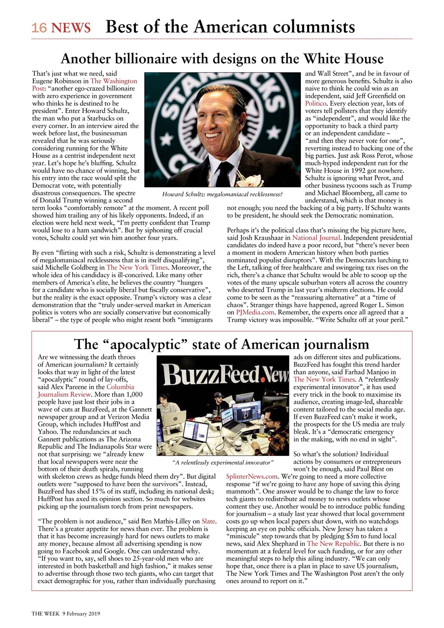 The Week Preview Pages