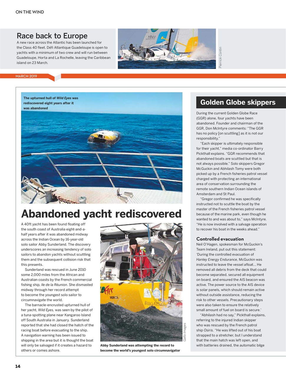Yachting World Preview Pages