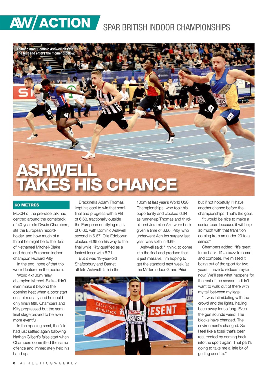 AW – Athletics Weekly Magazine Preview Pages