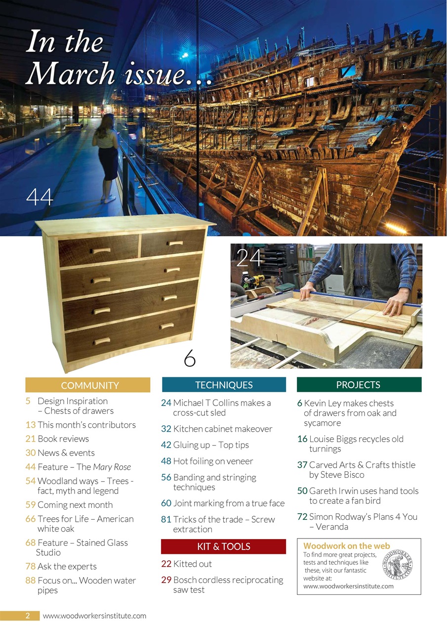 Woodworking Crafts Magazine Preview Pages