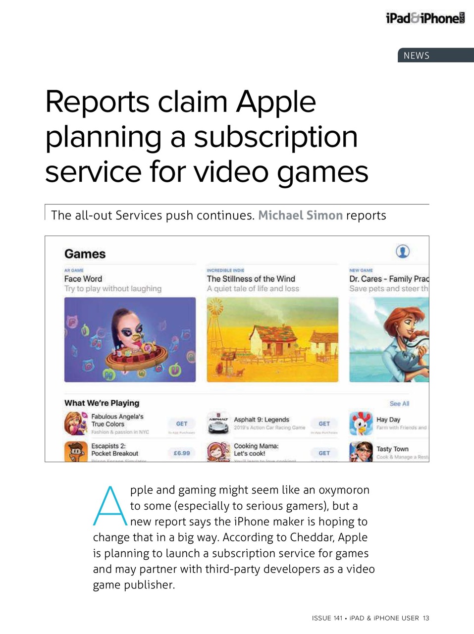iPad and iPhone User Preview Pages