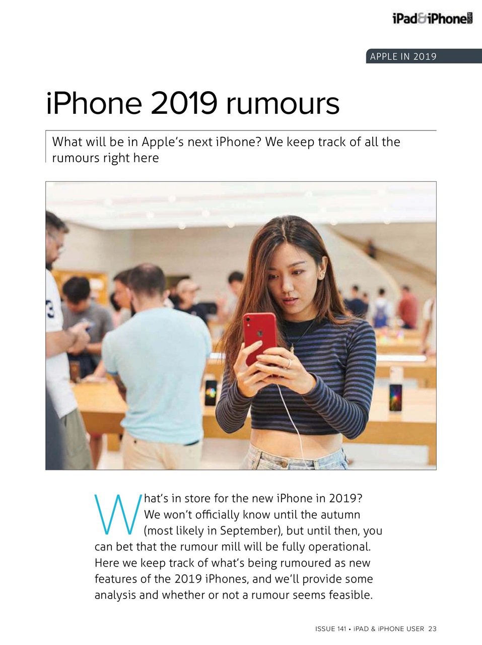 iPad and iPhone User Preview Pages