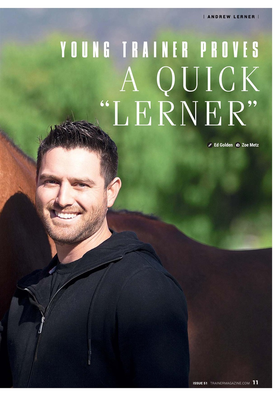 North American Trainer Magazine - horse racing Preview Pages