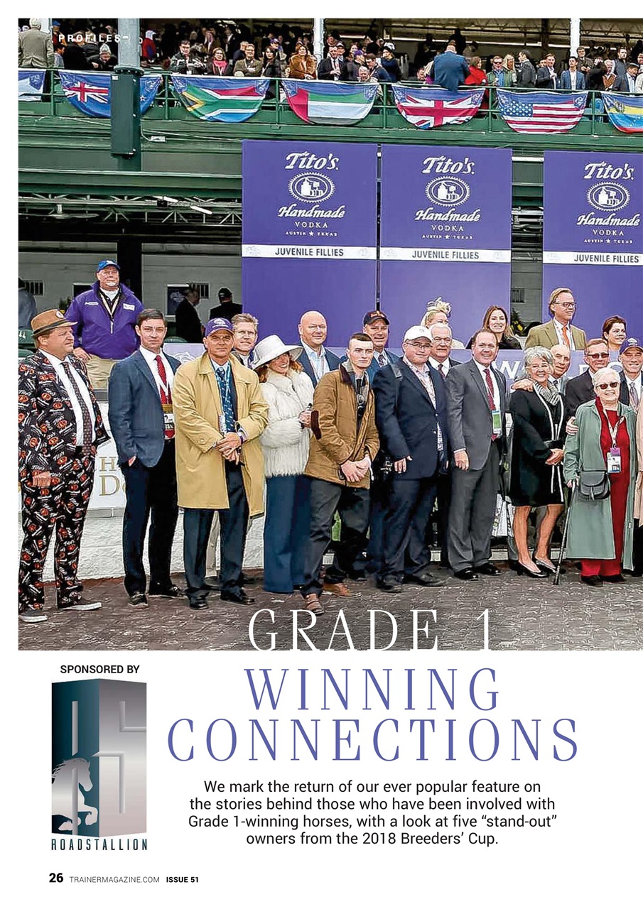 North American Trainer Magazine - horse racing Preview Pages