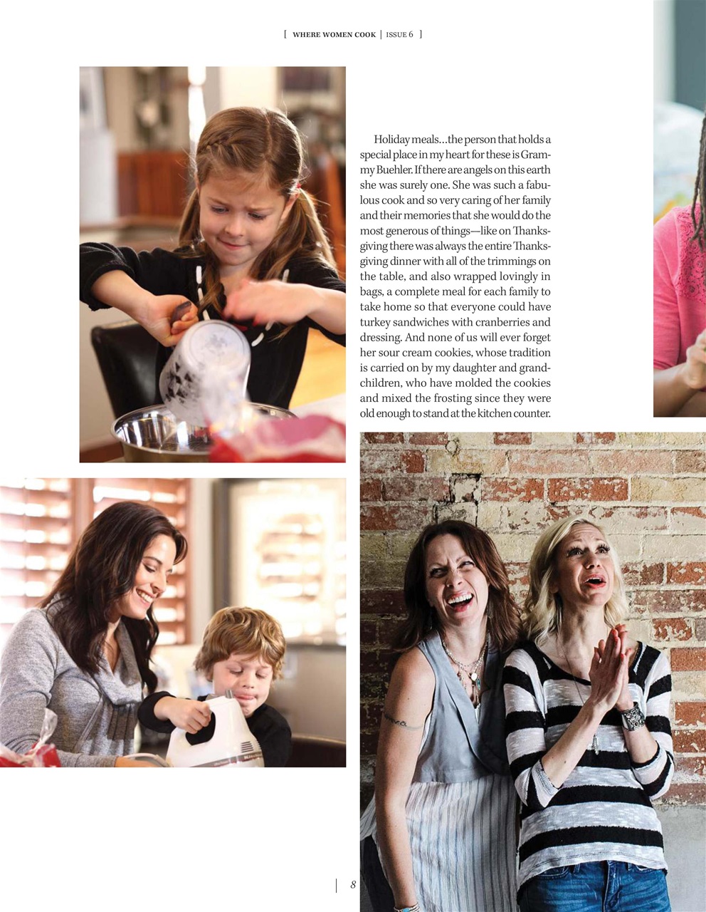 Where Women Cook Preview Pages