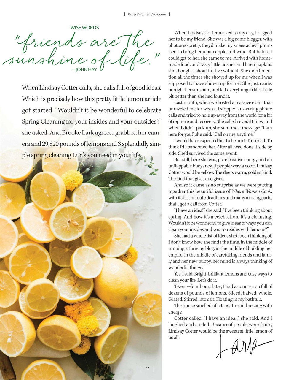 Where Women Cook Preview Pages