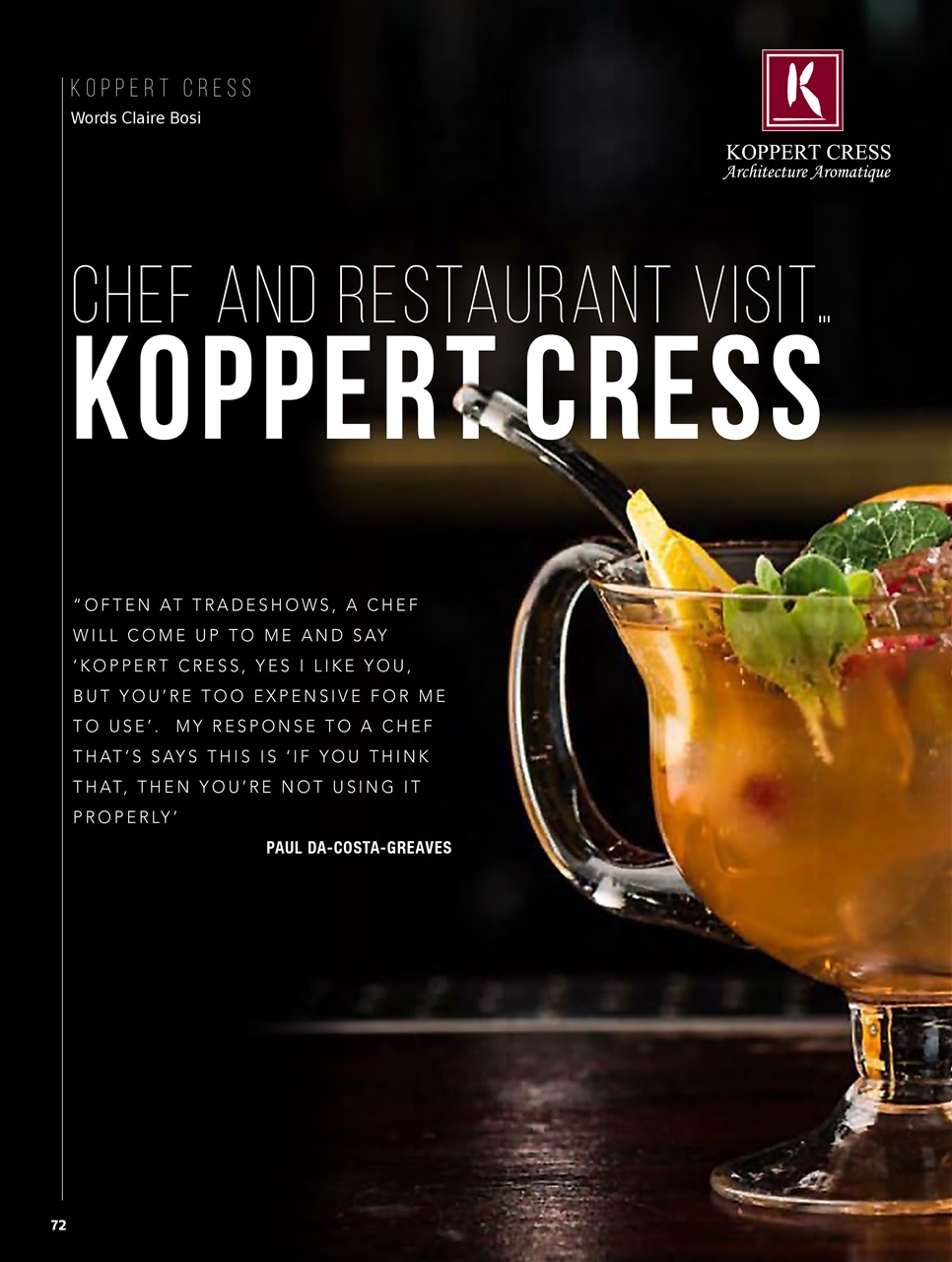 Chef & Restaurant Magazine Preview Pages