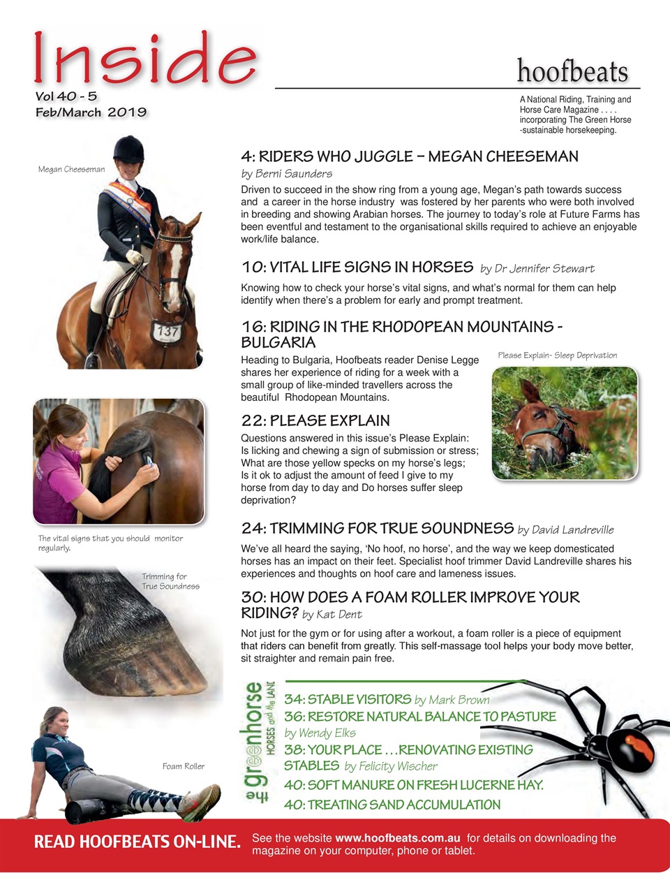 Hoofbeats Preview Pages