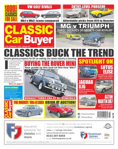 Classic Car Buyer issue 13/02/2019