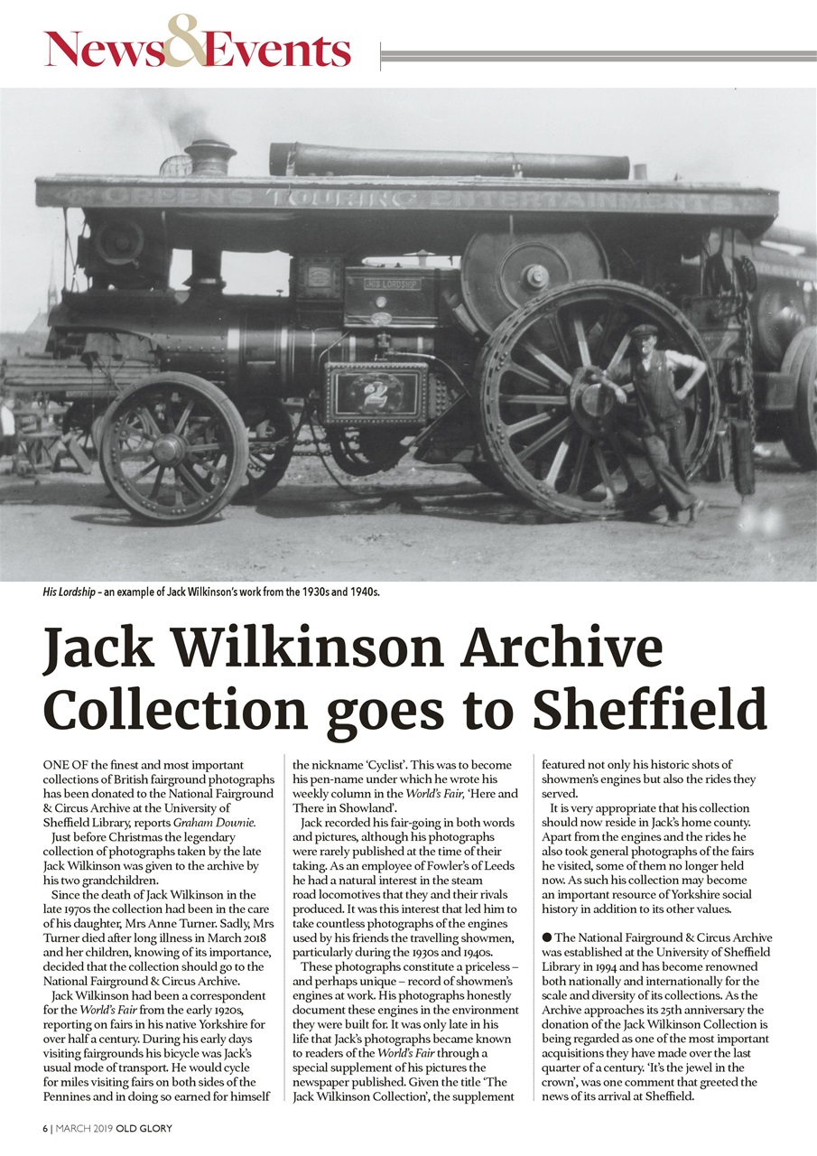 Old Glory Magazine Preview Pages