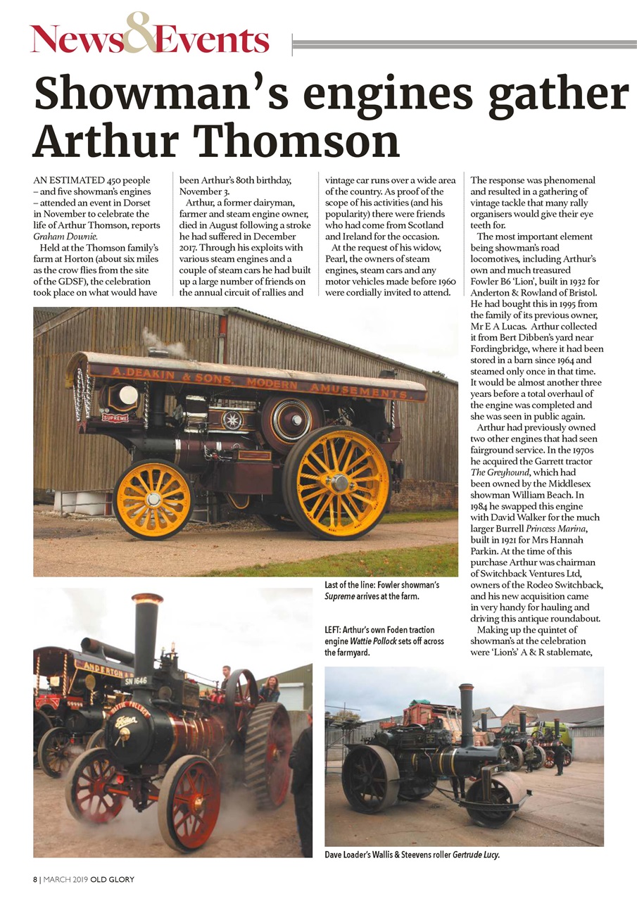 Old Glory Magazine Preview Pages