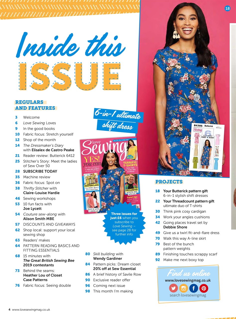 Love Sewing Preview Pages