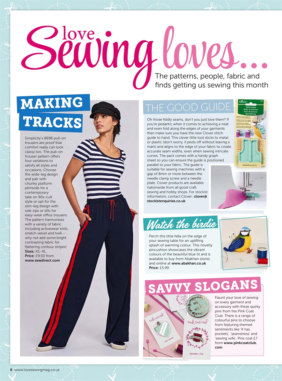 Love Sewing Preview Pages