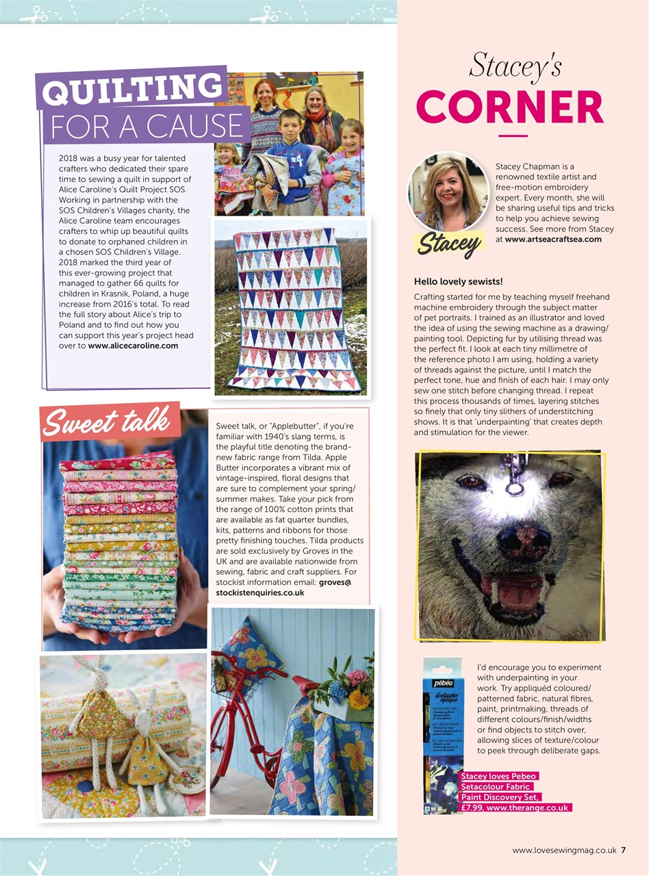 Love Sewing Preview Pages