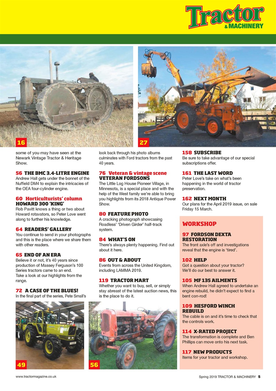 Tractor & Machinery Preview Pages