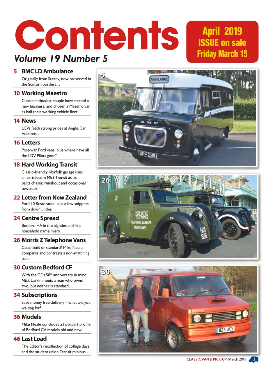 Classic Van & Pick-up Preview Pages