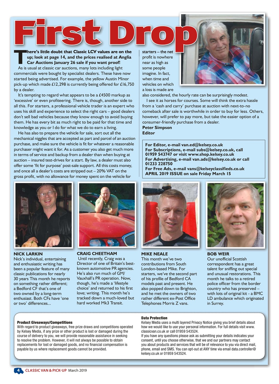 Classic Van & Pick-up Preview Pages