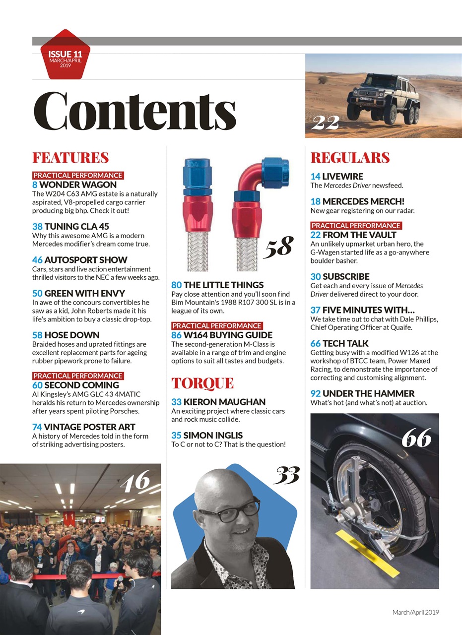 Mercedes Driver Magazine Preview Pages