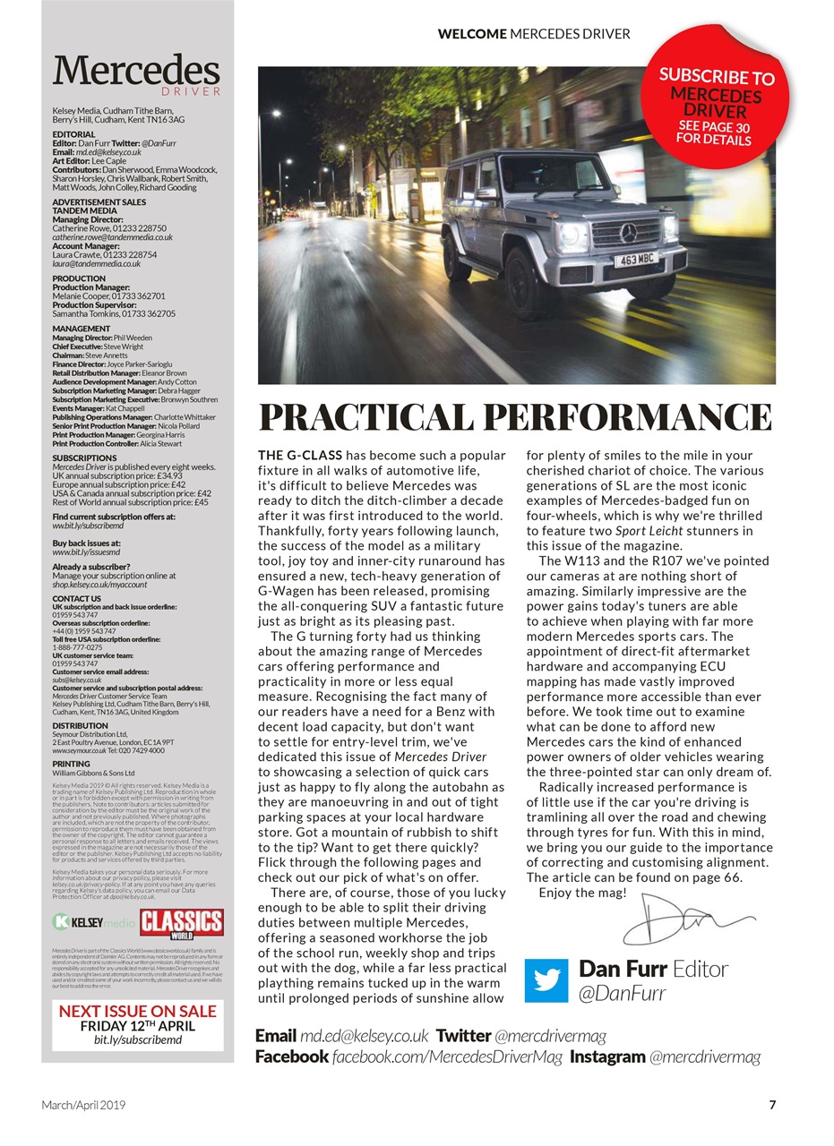 Mercedes Driver Magazine Preview Pages