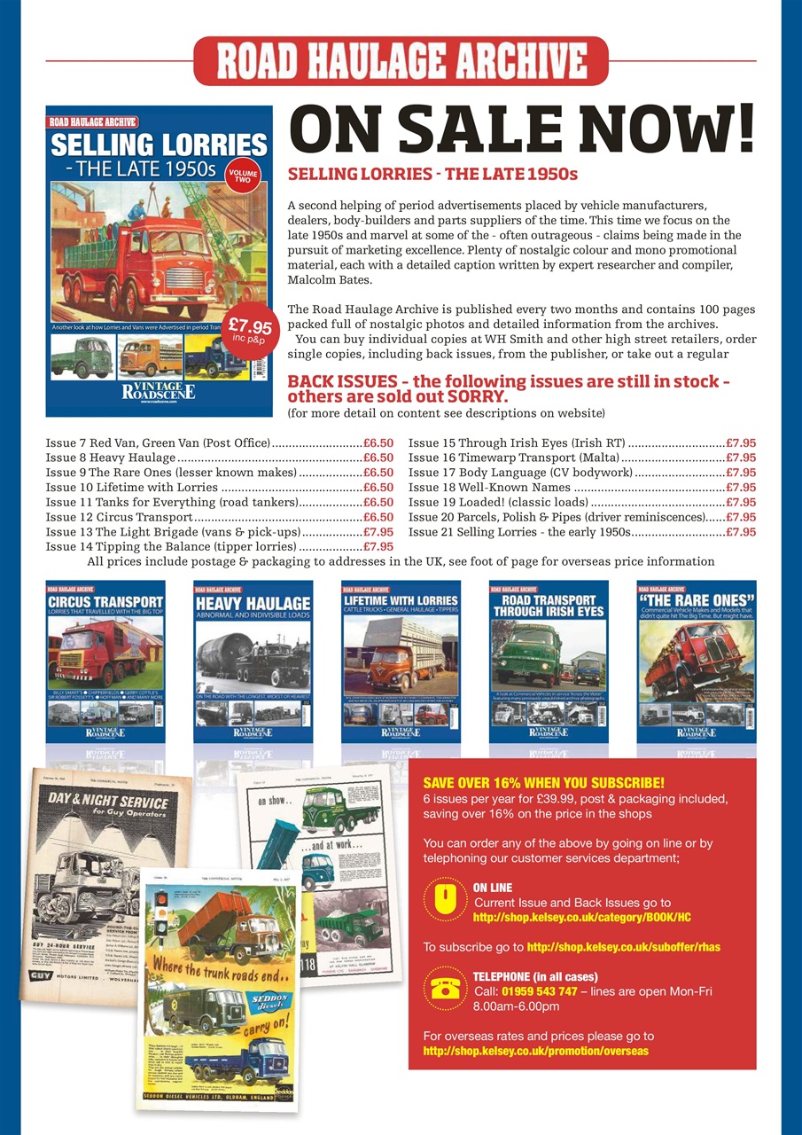 Vintage Roadscene Preview Pages