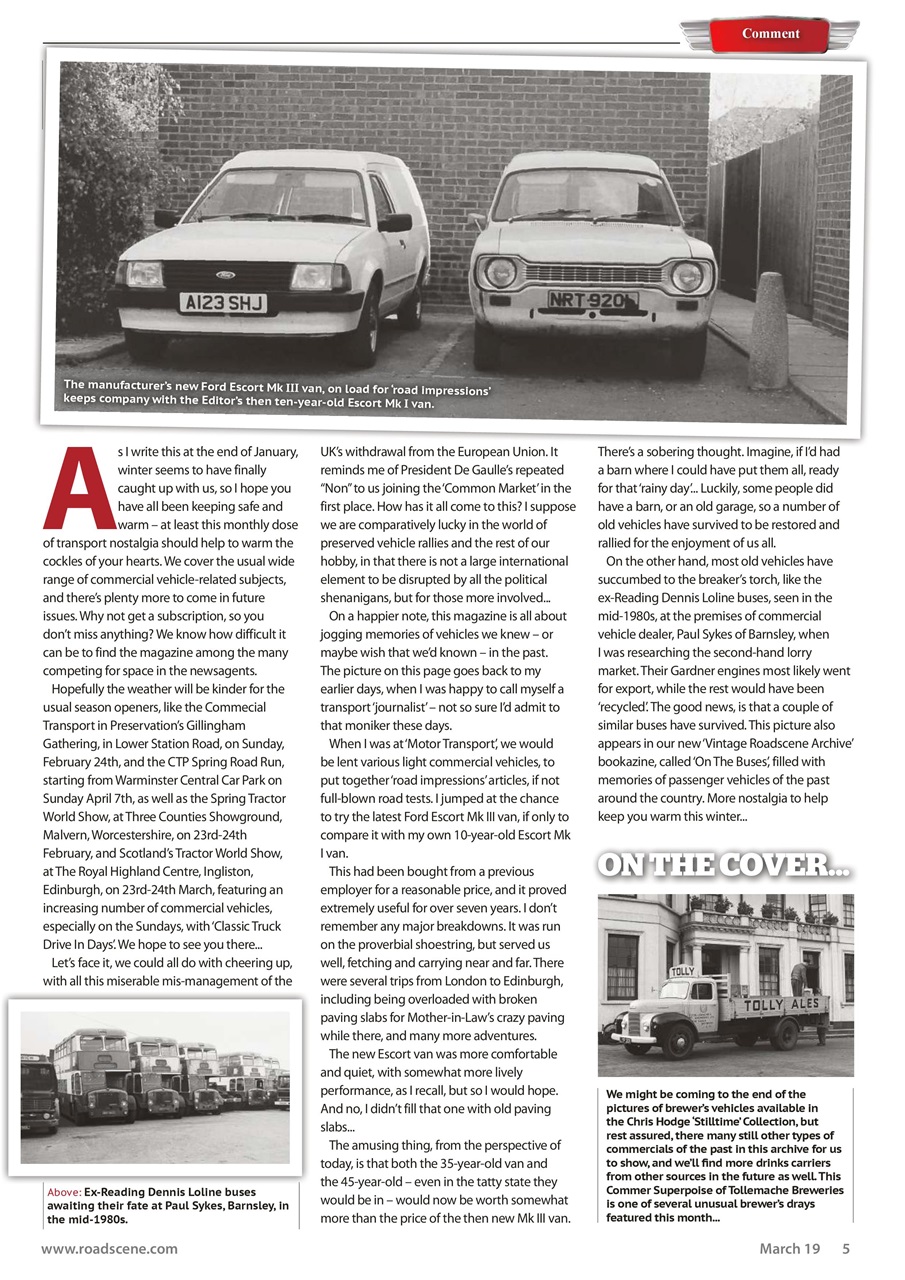 Vintage Roadscene Preview Pages
