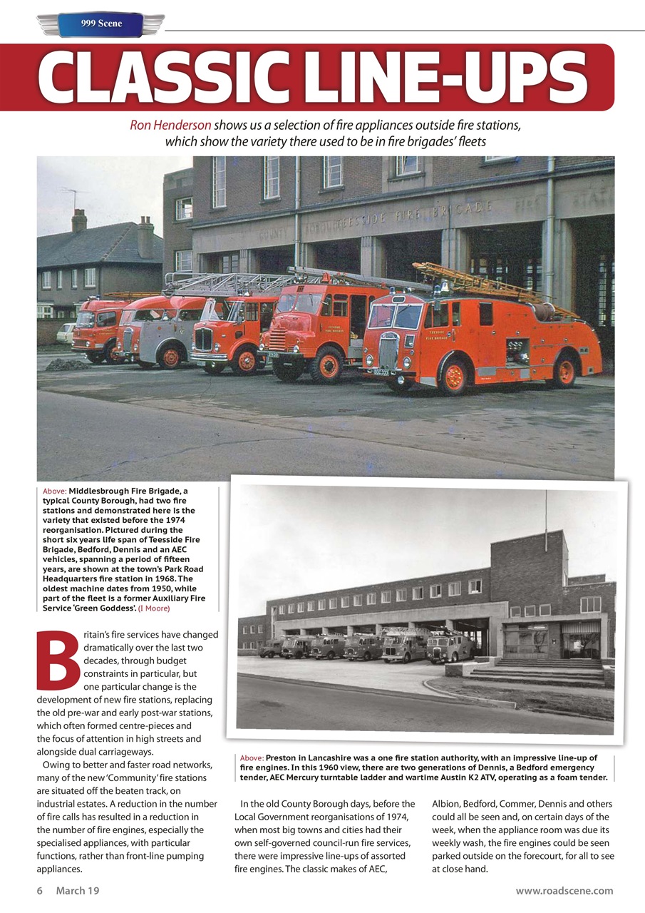 Vintage Roadscene Preview Pages