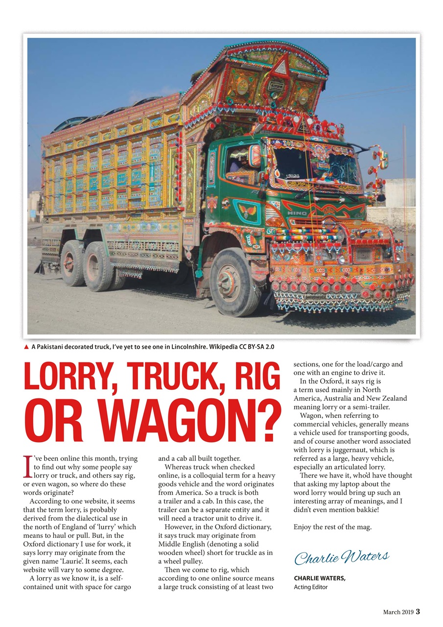 Heritage Commercials Magazine Preview Pages