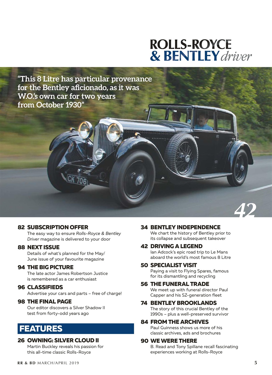 Rolls-Royce & Bentley Driver Preview Pages