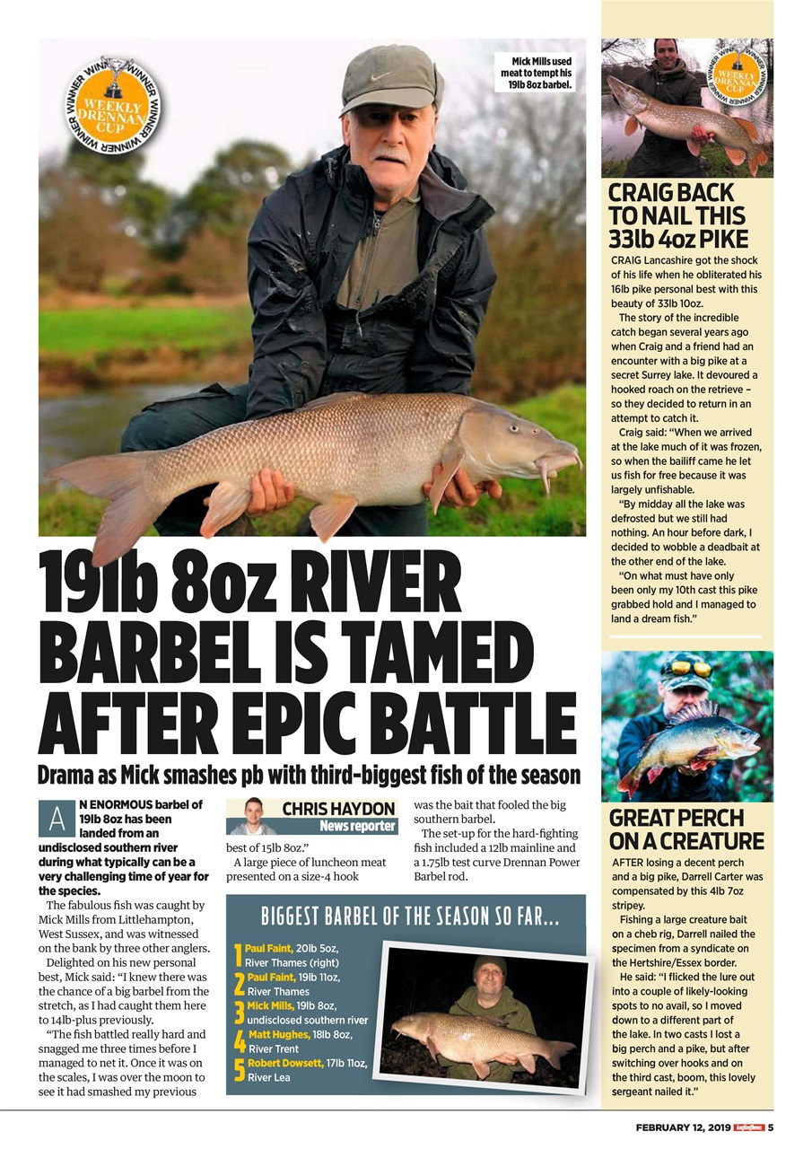 Angling Times Preview Pages