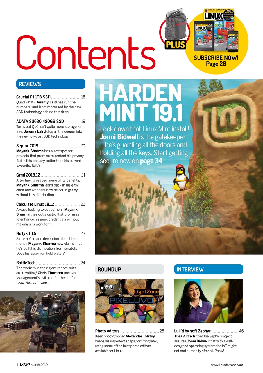 Linux Format Preview Pages