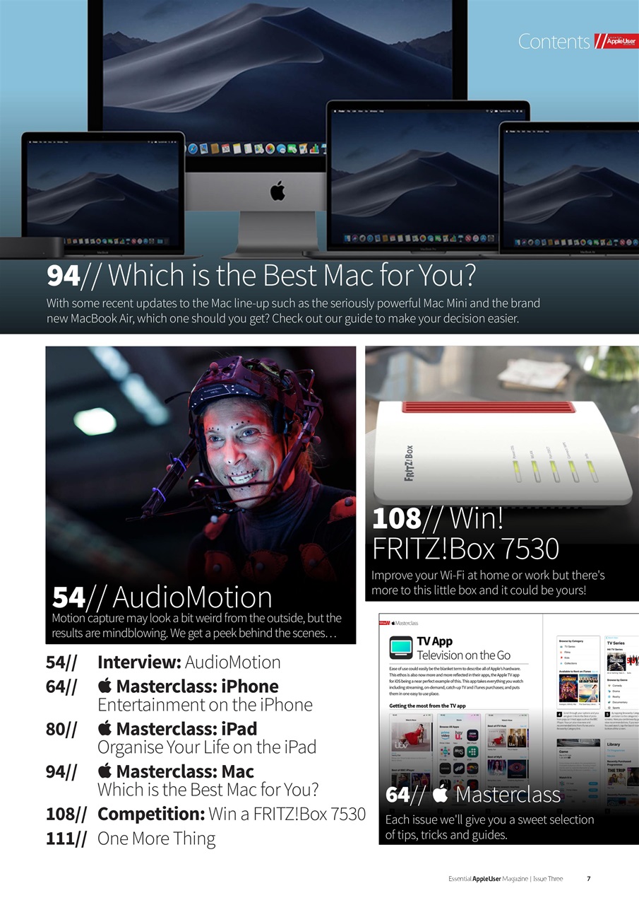 Essential Apple User Preview Pages
