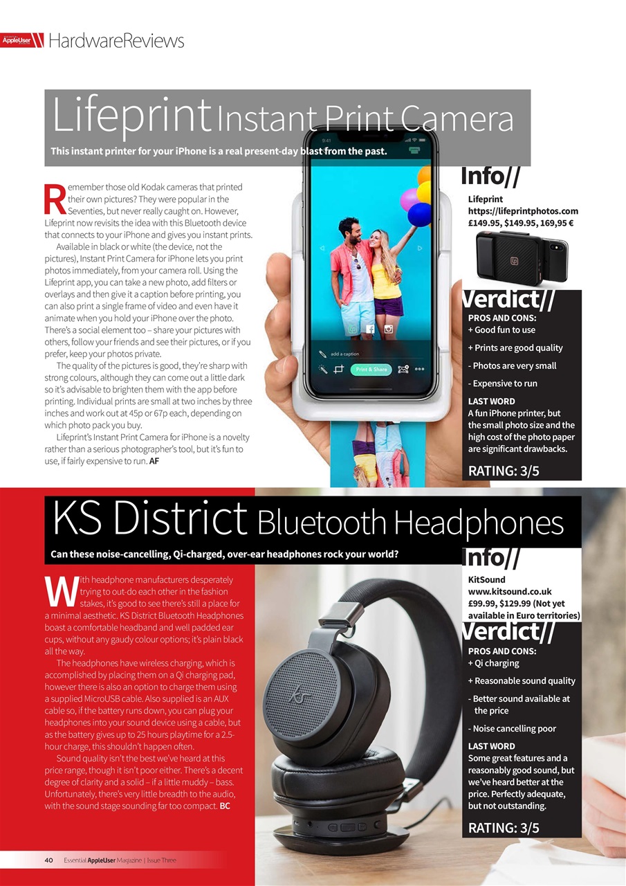 Essential Apple User Preview Pages