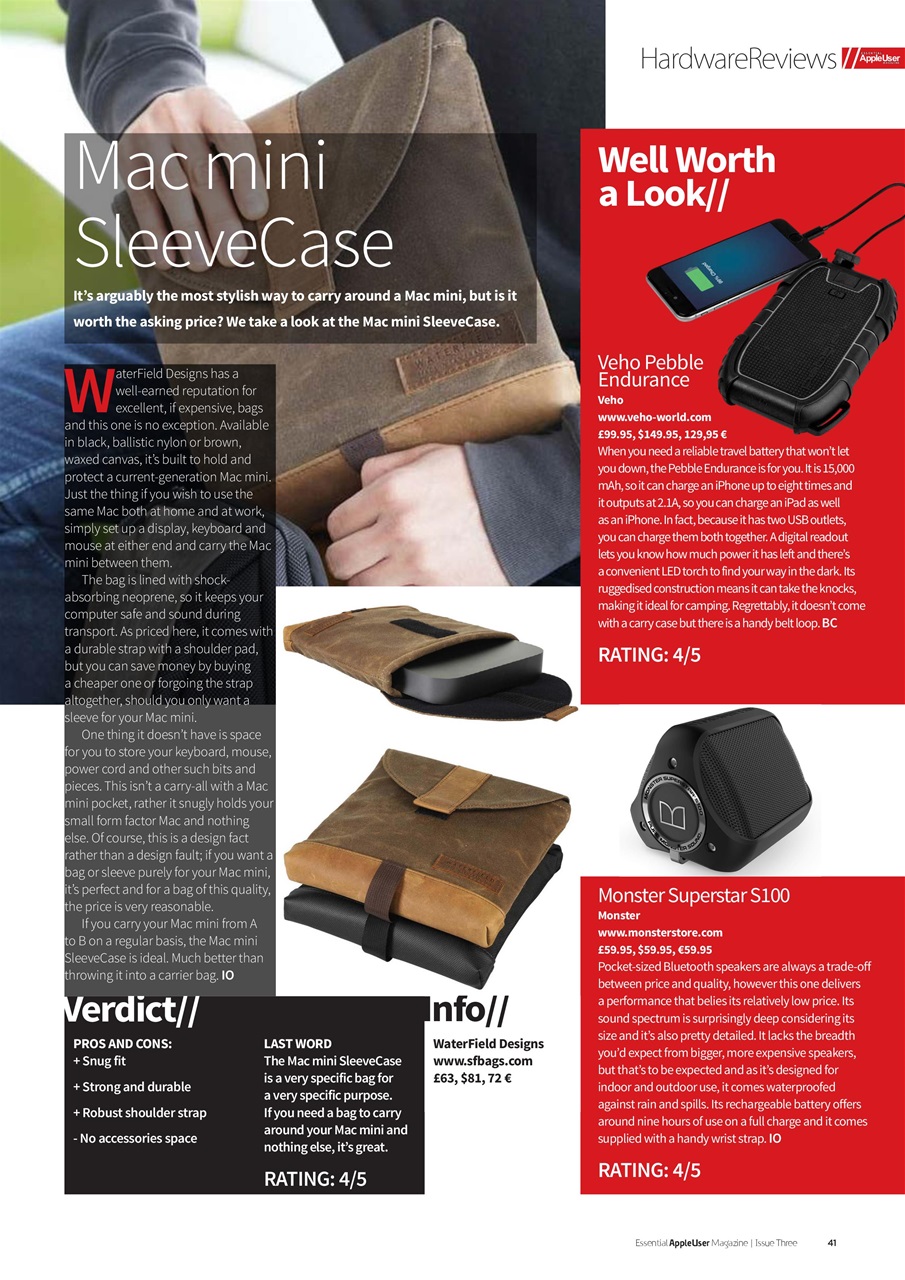 Essential Apple User Preview Pages