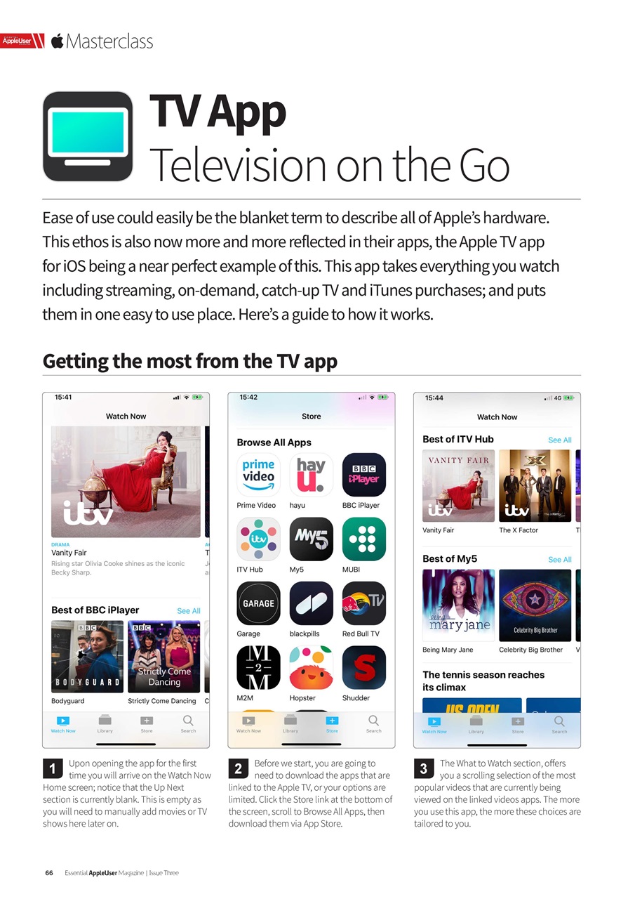 Essential Apple User Preview Pages