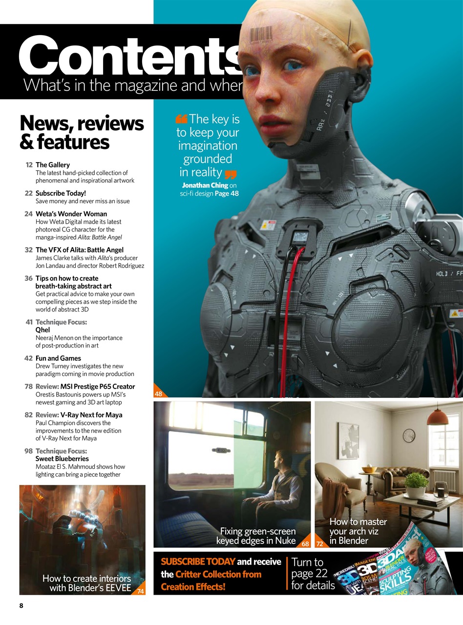 3D Artist Preview Pages