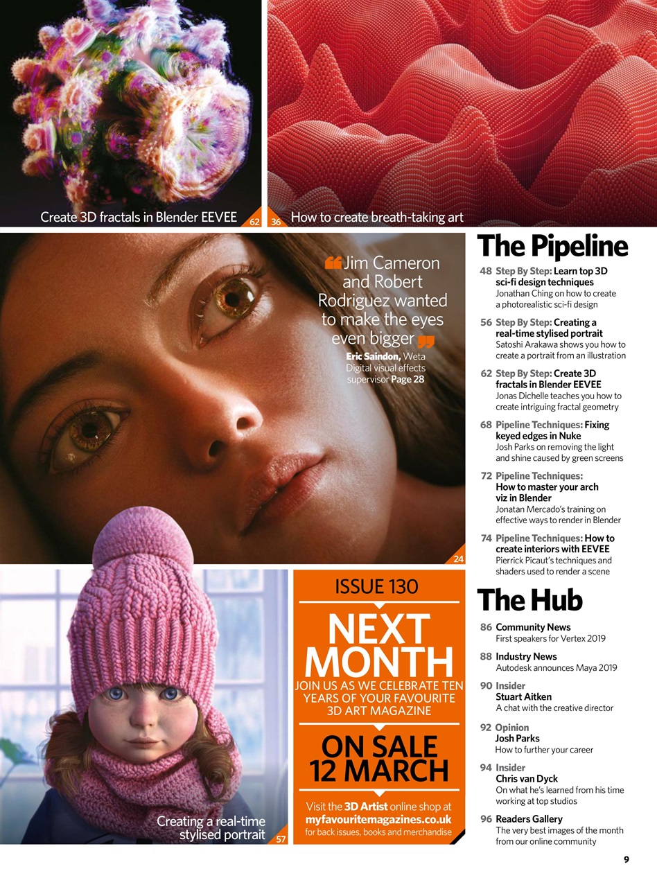 3D Artist Preview Pages