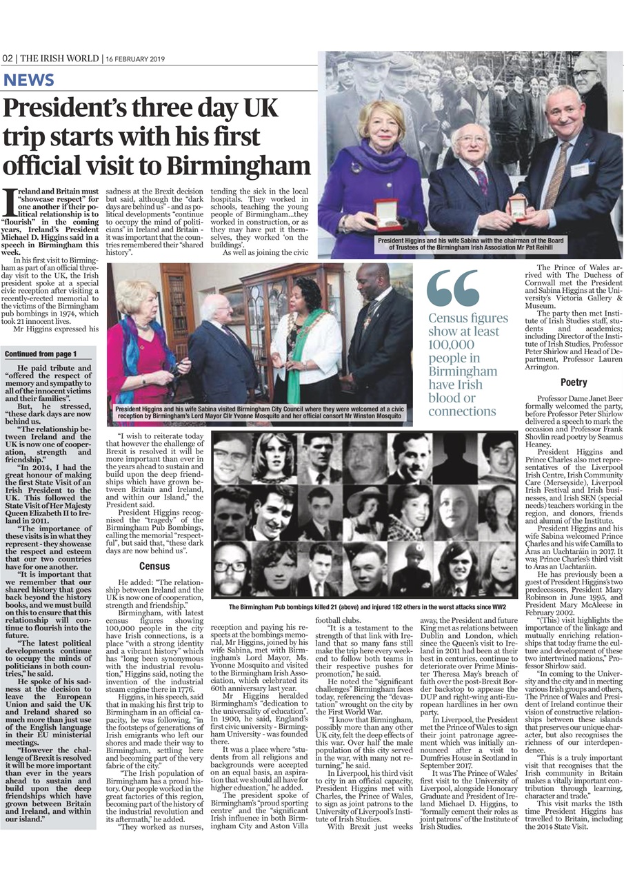 Irish World Preview Pages