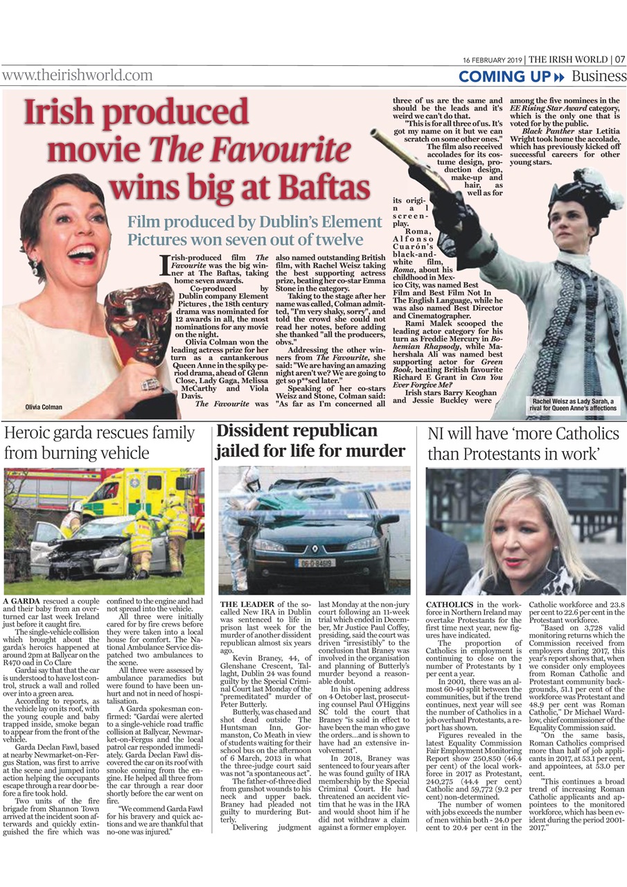 Irish World Preview Pages