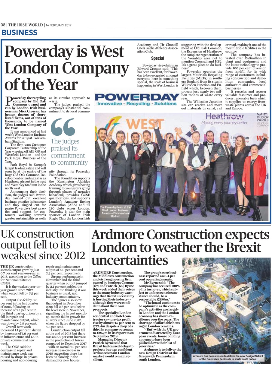 Irish World Preview Pages