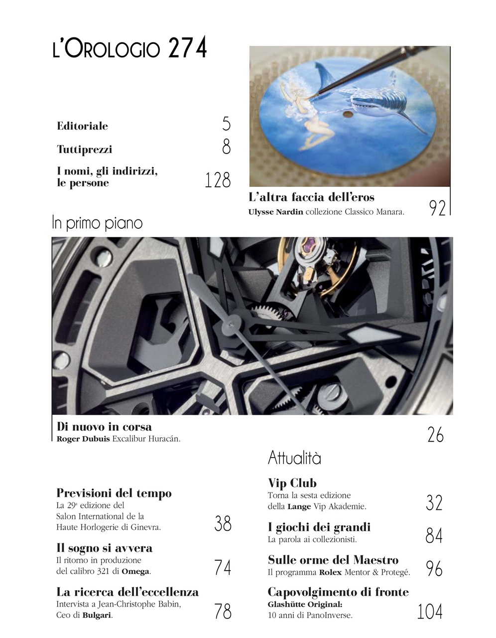 L'Orologio Preview Pages