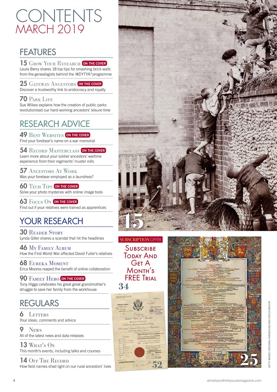 Who Do You Think You Are? Preview Pages