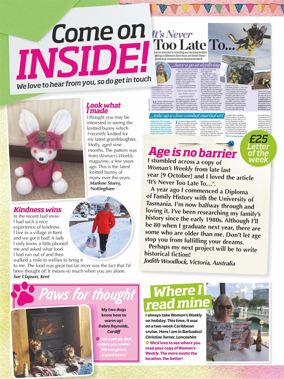 Woman's Weekly Preview Pages