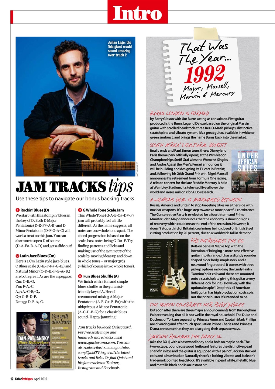 Guitar Techniques Preview Pages