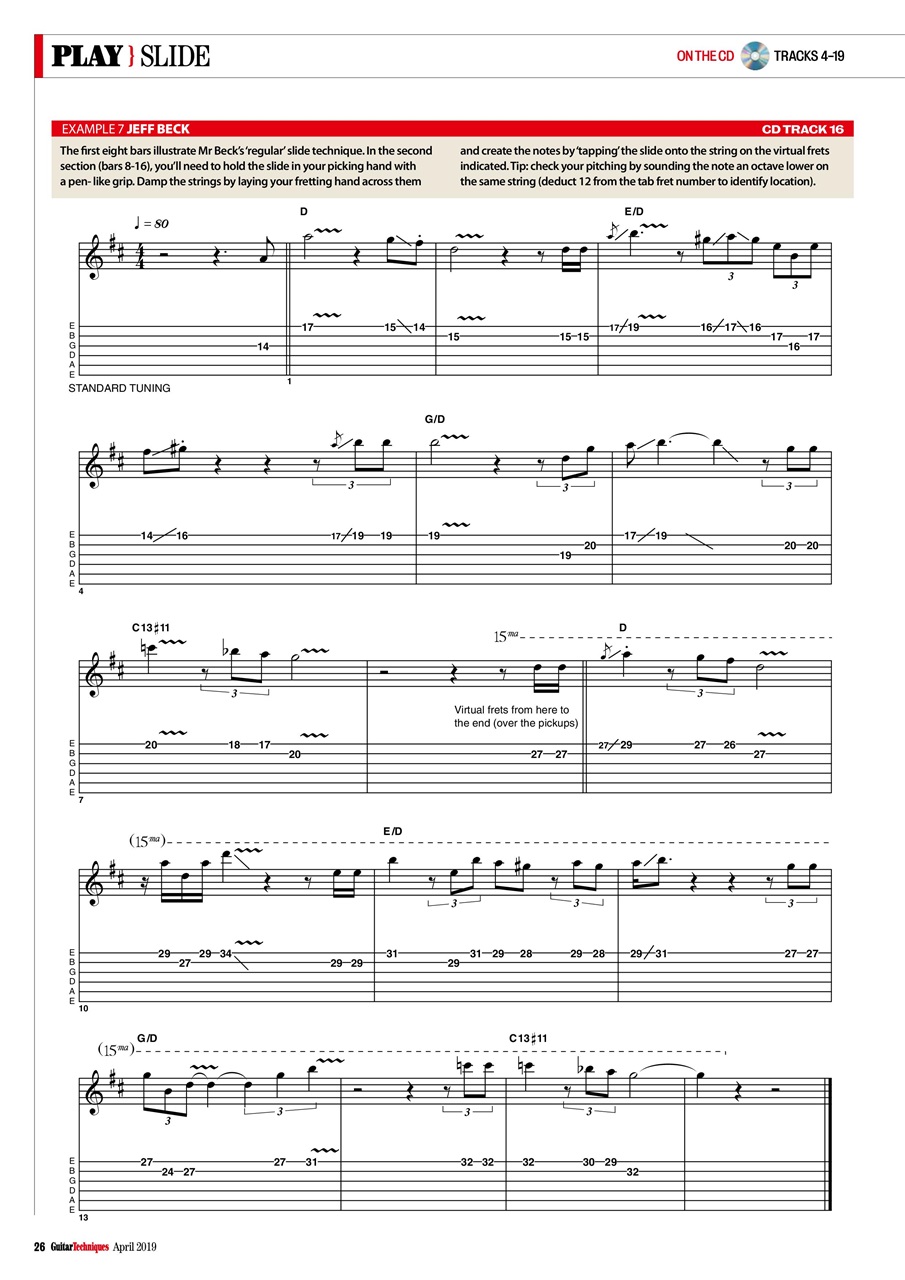 Guitar Techniques Preview Pages