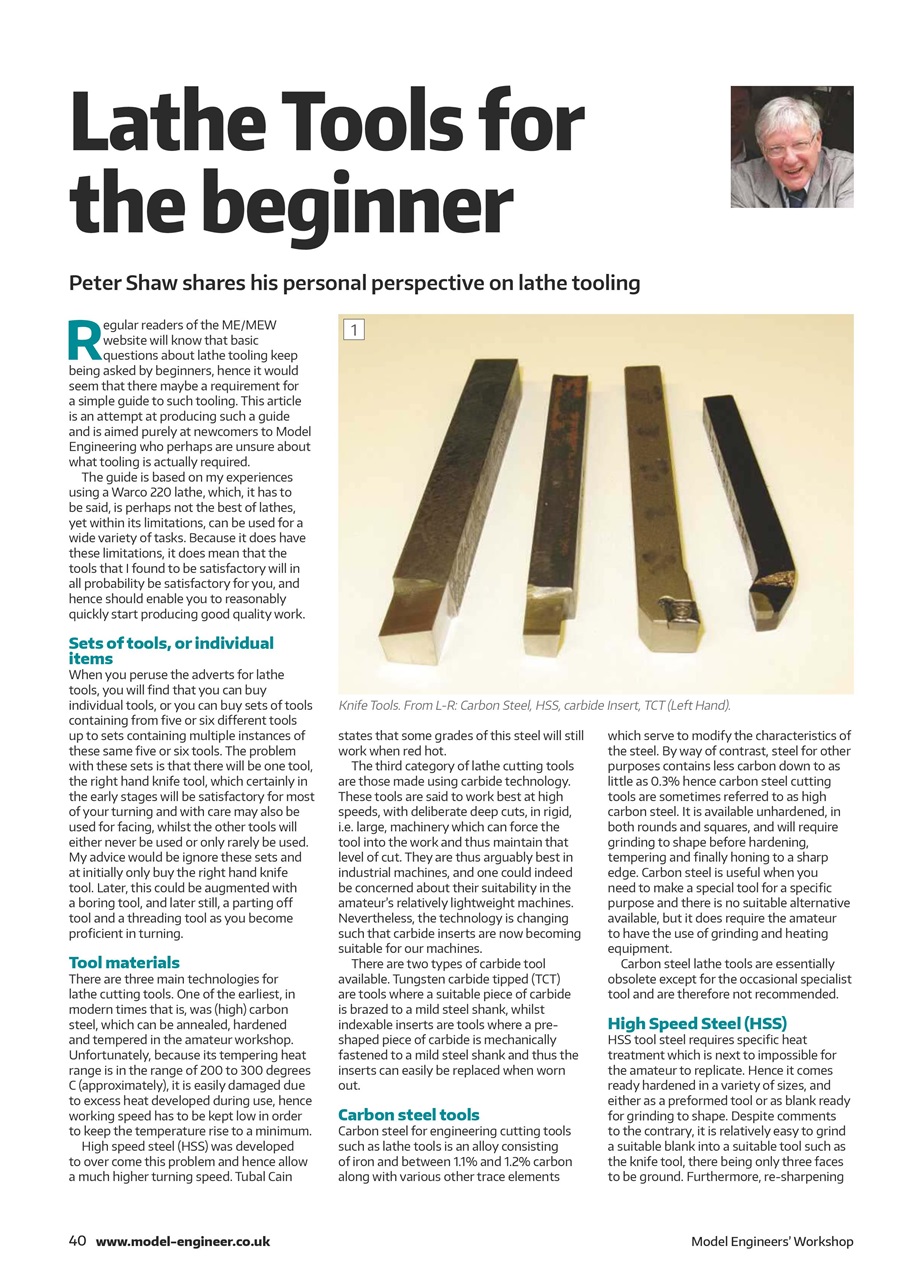 Model Engineer & Workshop Magazine Preview Pages