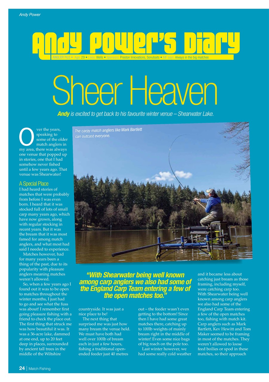 Match Fishing Preview Pages
