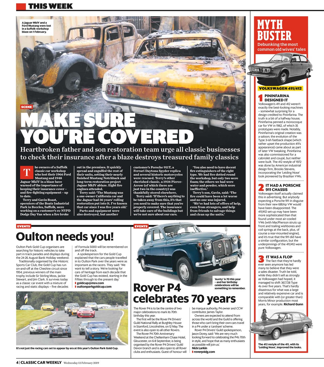 Classic Car Weekly Preview Pages